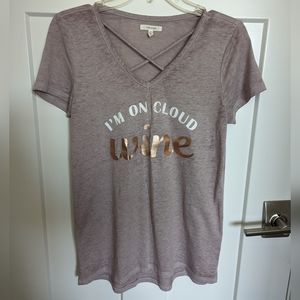 Maurices "I'm On Cloud Wine" T-Shirt